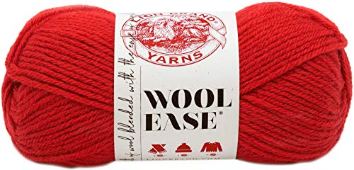Image of Lion Brand Yarn 620-102B Wool-Ease Yarn, Ranch Red