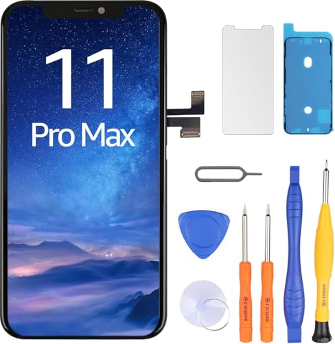 LL TRADER Screen Replacement for iPhone 11 Pro Max 6.5 LCD Retina Display Touch Screen Digitiser with Repair Tool Kits 2025 New Model