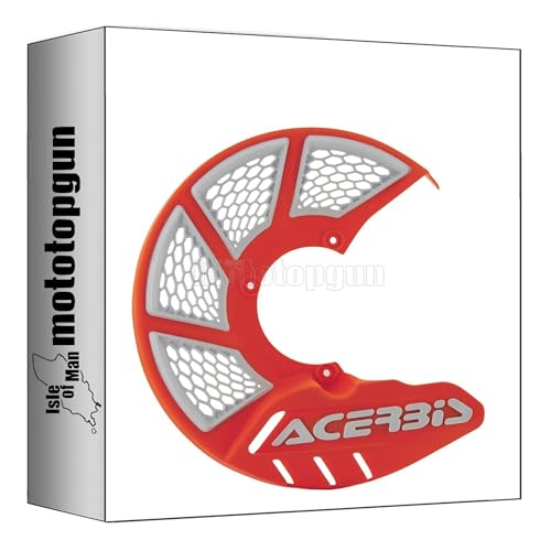 Couvercle de disque Acerbis X-Brake 2.0 orange anti-choc pour frein avant Yamaha WR 250