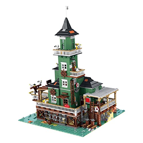 Haus Bausteine Bausatz, Modular Moc Klemmbausteine Haus, 3452 Teile Angeln Leuchtturm Architektur Modell Modulare… – Bild 3