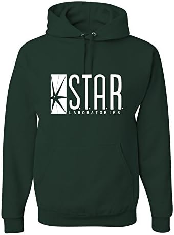 X-Large Forest Green Adult Star Labs Sweatshirt Hoodie