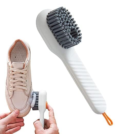 Shoe Cleaning Brush Liquid Adding Soft Fur Cleaning Brush Long Handle Laundry Scrub Brush Shoes Scrubbing Brush Household Cleaning Brushes