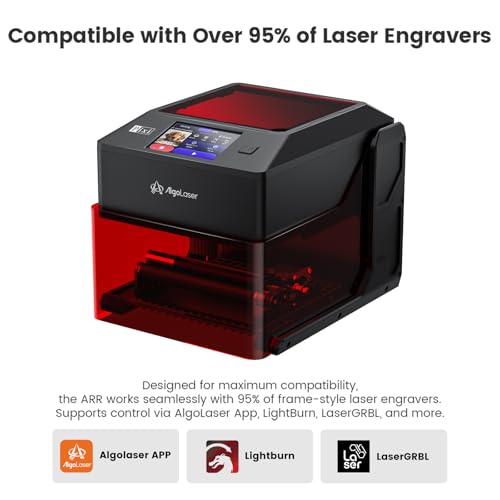 Mini rouleau rotatif pour graveur laser axe Y AlgoLaser 360° - 6