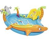 OUYA Centro de Juegos acuáticos inflables para niños - Piscina Infantil Sea Life con múltiples Actividades Piscina 3 en 1 Mejorada para Regalos de natación en el Patio Trasero al Aire Libre