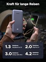 UGREEN Nexode Power Bank 20000mAh 45W mit integriertem USB-C Kabel – Ansicht 3