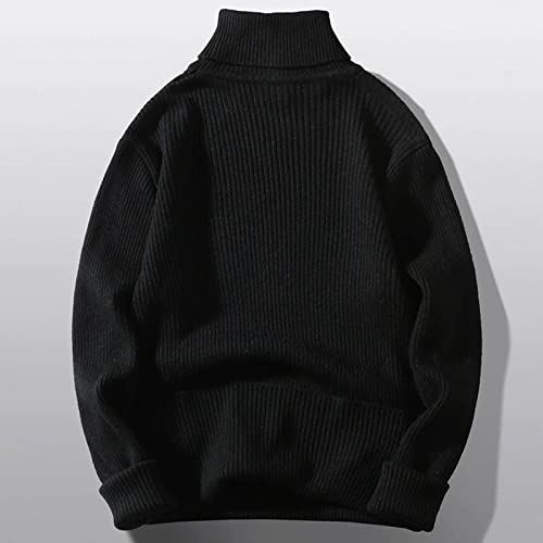 Muscularfit Mens Casual Pullover Fall Sweaters Lightweight Turtleneck Knitted Sweaters Fall Winter Fashion Pullover Sweater3