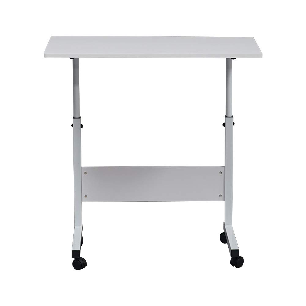 Amazon.com: White Standing Desk, Sit Stand Desk, End Table with 
