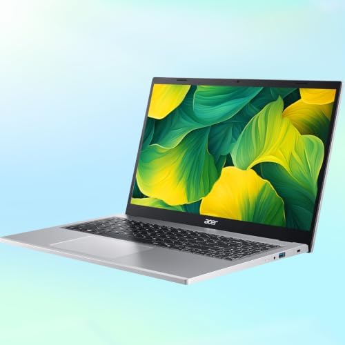 Acer Aspire Lite15 Laptop, 15.6" FHD IPS Display, Intel Core 3, 8GB DDR4 RAM, 512GB SSD, Copilot AI Key, Up to 12.5-Hour Battery Life, HD Webcam with Privacy Shutter, Win 11 H in S Mode, Light Silver - 2