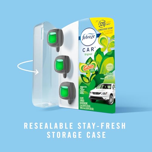 Image of Febreze Car Vent Clip Air Freshener, Hawaiian Aloha, 0.037 Pound