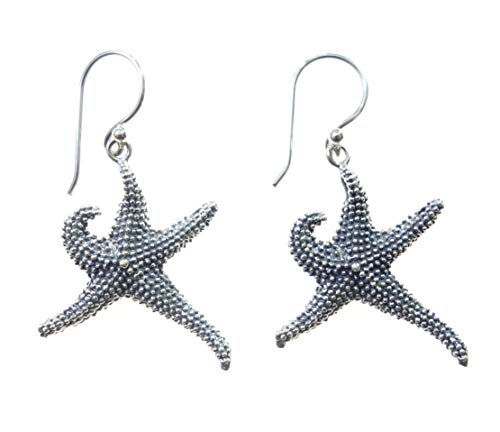 Boucle d'oreille étoile de mer en argent véritable un bijou chargé d'histoire