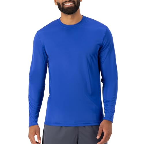 Image of Hanes Sport Men's Long-Sleeve T-Shirt Pack, Cool DRI Moisture-Wicking Performance T-Shirts, Performance Tee, 2-Pack