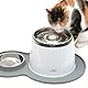 Catit Silikonmatte in Erdnussform, wasserdichte Unterlage für Trinkbrunnen, 46 x 29cm, grau