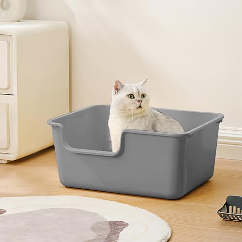 Arenero para gatos extra grande de plástico resistente miniatura 5