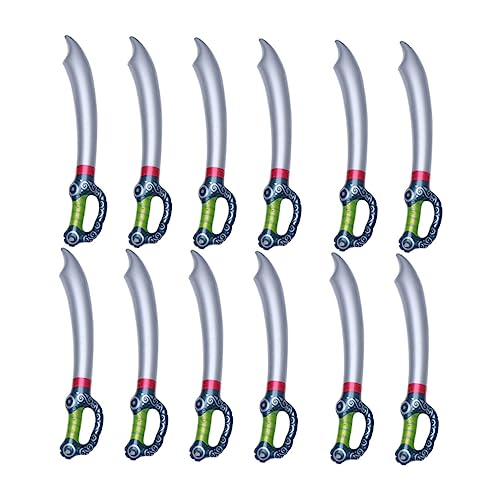 YARNOW 12pièces De Pirate Gonflable Jouet pour Garçon Fille Accessoire De Cosplay De Pirate pour Fête Jeu De Rôle