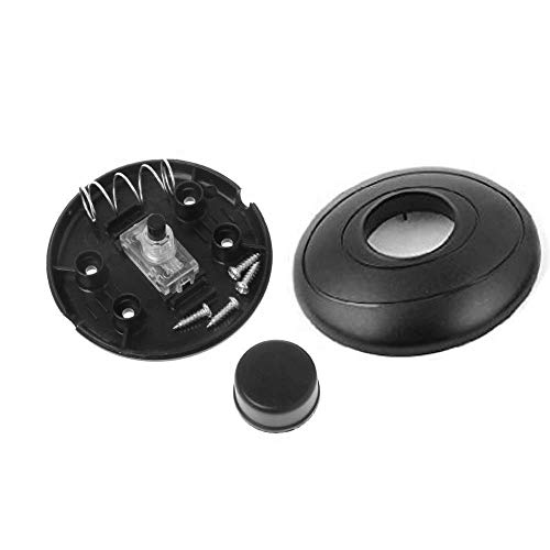Pluspoe Floor Foot Switch, Ul Listed Pluspoe 3-Pack Ac100-240V Inline Foot Pedal Lamp Switch W/Push Step-On-Button For Led Light On-Off Control thumb #1