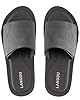 LANGDU Mens Sliders Sandals Adjustable Lightweight Slipper Flip Flops,Grey,9.5UK #1