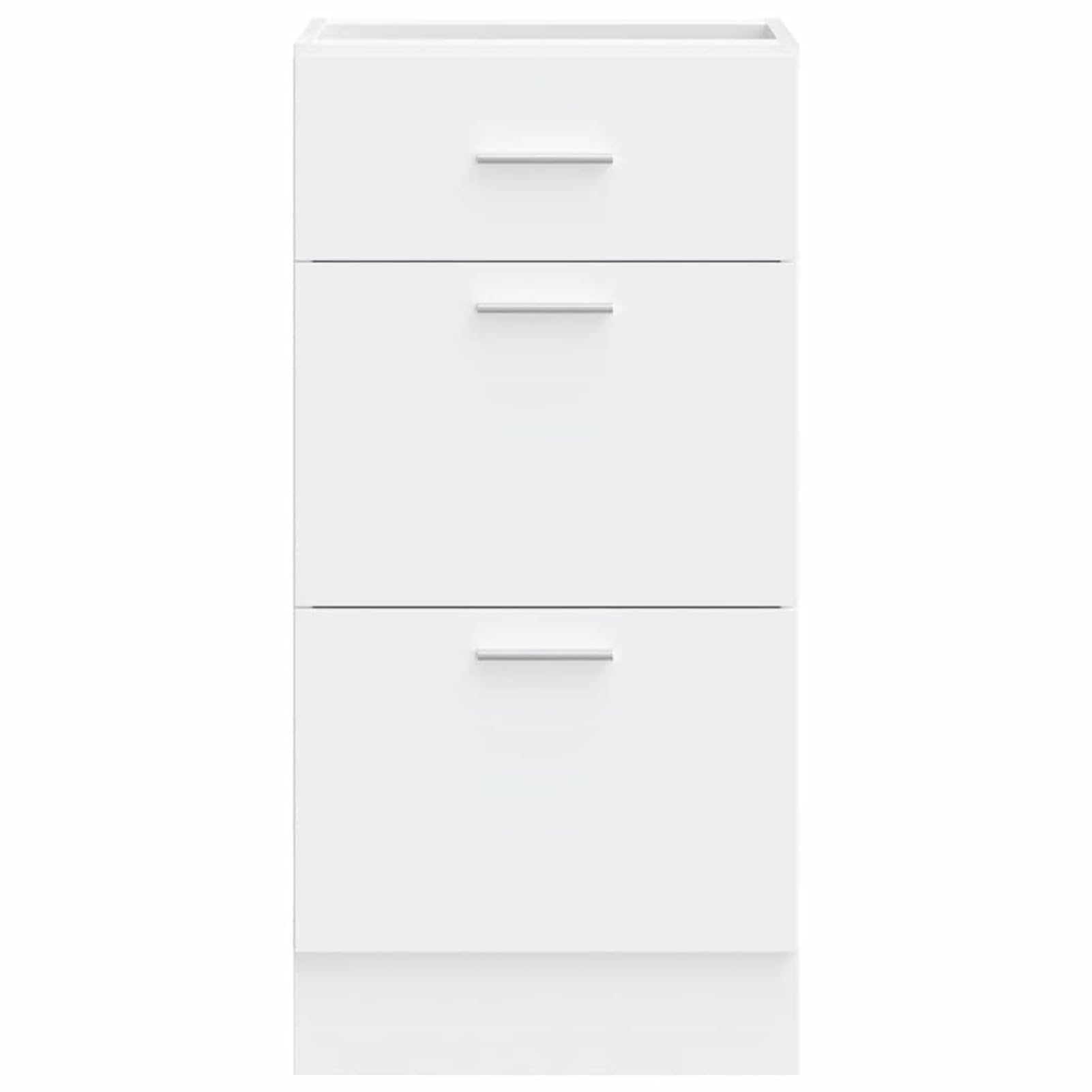 Gecheer Armadio da Cucina, Mobile Base con ripiano, Struttura in truciolato, Dimensioni 40x46x81,5 cm, Colore Bianco, per organizzazione Cucina