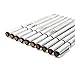 Set of 10 Black Micro-Pen Fineliner Ink Pens, Anti-Bleed & Waterproof Archival ink,Brush & Calligraphy Tip Nibs - Artist Illustration, Office Documents, Scrapbooking, Technical Drawing
