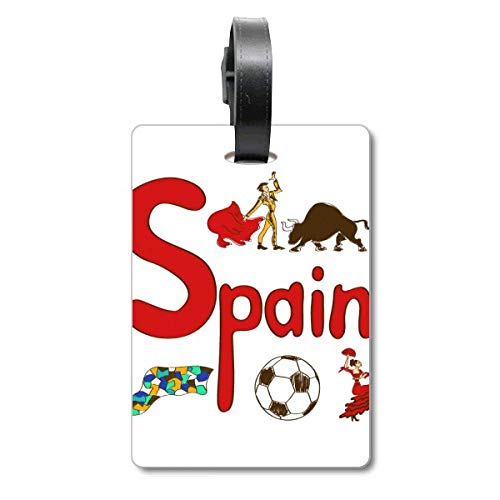 Étiquette de valise Espagne accessoire bagage avion voyage