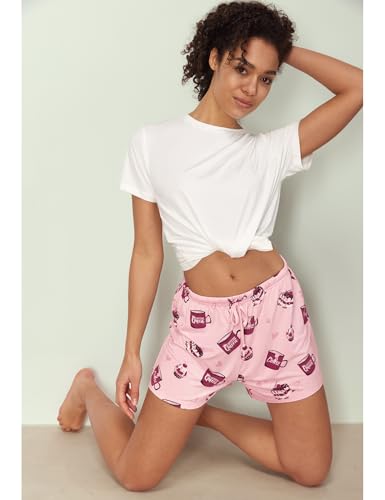 Image of GYS Women's Bamboo Viscose Cooling High Waisted Pajama Shorts