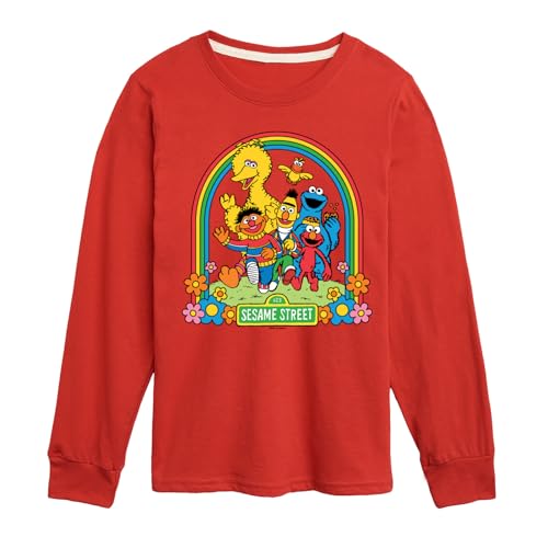 Sesame Street - Rainbow-Toddler and Youth Long Sleeve T-Shirt