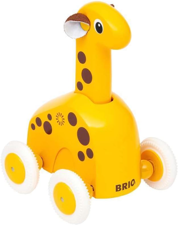 BRIO 30229 Push & Go Giraffe | The Perfect Playmate for Your Toddler