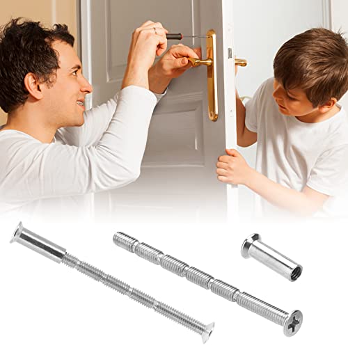 10 Stück Verbindung Schrauben Hülsen M4 Türgriff Schrauben Verbindungshülse Schrauben zur Befestigung von Türgriffen ，hülsenschrauben