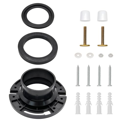 Image of 385345892 RV Toilet Seal Kit 3 Inch Socket Flange Kit Compatible with Do-Metic 300 310 320 Replacement for 385345892 34120 12524 Sealand 510 511H 2010 2011 Combo Kit Durable RV Toilet Accessory