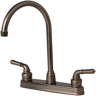 Builders Shoppe 1201BZ RV Mobile Home Non-Metallic High Arc Swivel Kitchen Sink Faucet
