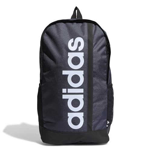 adidas Unisex Essentials Linear Backpack, Shadow Navy/Black/White, One size