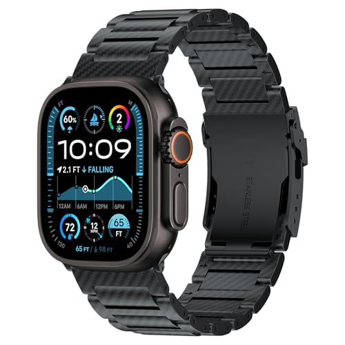 baozai Carbon Fiber Band Compatible with Apple Watch Ultra 2/1, Lightweight Genuine Carbon Fiber...