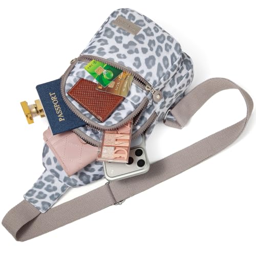 Image of Banelu Small Sling Backpack Crossbody Bags for Women Men, Sling Bag Cross Body Bag Fanny Packs Crossbody Purses