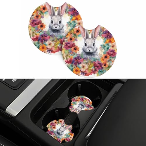 Portavasos para auto de neopreno 2 piezas universal miniatura 5