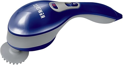 HoMedics Thera-P - Masajeador de velocidad variable con mango caliente y frío con 8 accesorios personalizados para músculos doloridos o