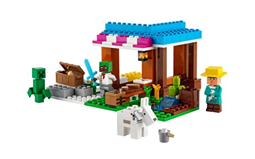 LEGO® Minecraft® The Bakery 21184 Building Kit; Fun Gaming Toy with a Villager and a Creeper™;for Kids Aged 8+ - Image 3