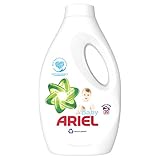 Dermatologisch getestet Ariel Waschmittel Flüssig, Flüssigwaschmittel, 20 Waschladungen, Baby für sensible Haut und Babyhaut (1.1 L)