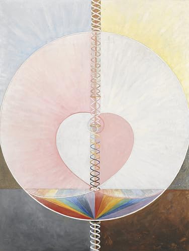Peinture Poster Abstraite Groupe Ixuw Hilma Af Klint Tableau 60x90cm