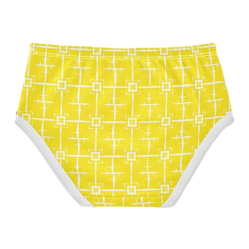 Texture Yellow Toddler Girls's Underwear 2T 23029112