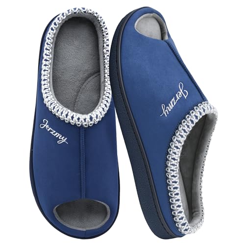 Image of Jerzmy Women's Slip on Open Toe House Slippers with Arch Support