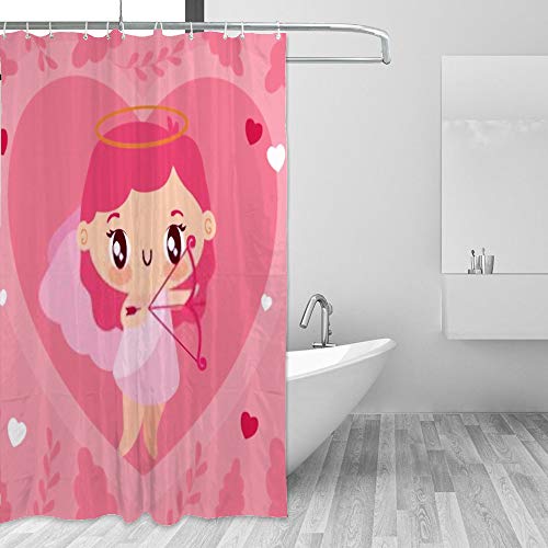 Rideau de douche lavable en machine polyester imperméable 60x72 inch