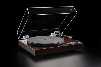 Dual CS618 Manual DirectDrive Turntable with Ortofon 2M Blue Cartridge, Auto Lift and Stop, 33/45/78 RPM, Walnut