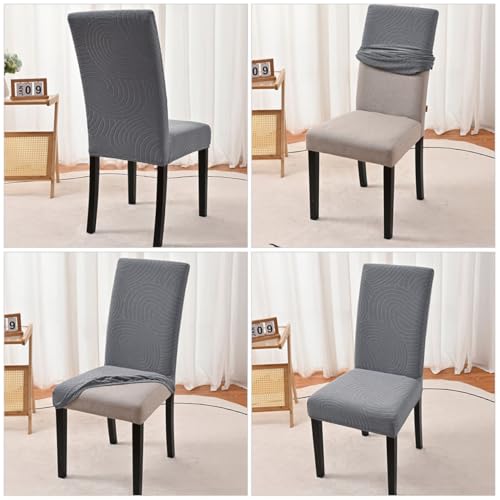 Housse de chaise imperméable et extensible pour salle à manger - 8