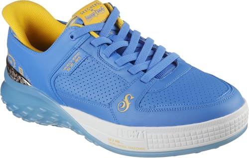 Skechers - Mens Sizzle - Snoop Sizzle Toke Slip On Shoes, Color Blue/Yellow, Size: 9.5 M US
