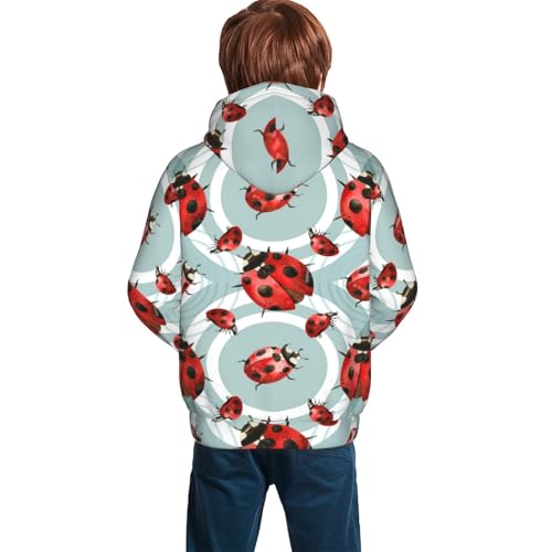 Insects Kid Hoodies Boys Sweatshirts Girls Pullover with Pocket4
