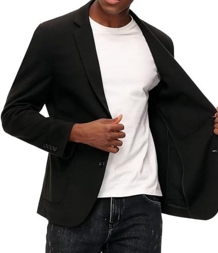 SOCOOL Men's Two Button Lightweight Unlined Sport Coat Casual Knit Blazer Suit Jackets2