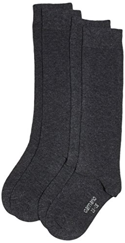 Camano Jungen 3902 Kniestrümpfe, Grau (Anthracite 8), 31-34 EU