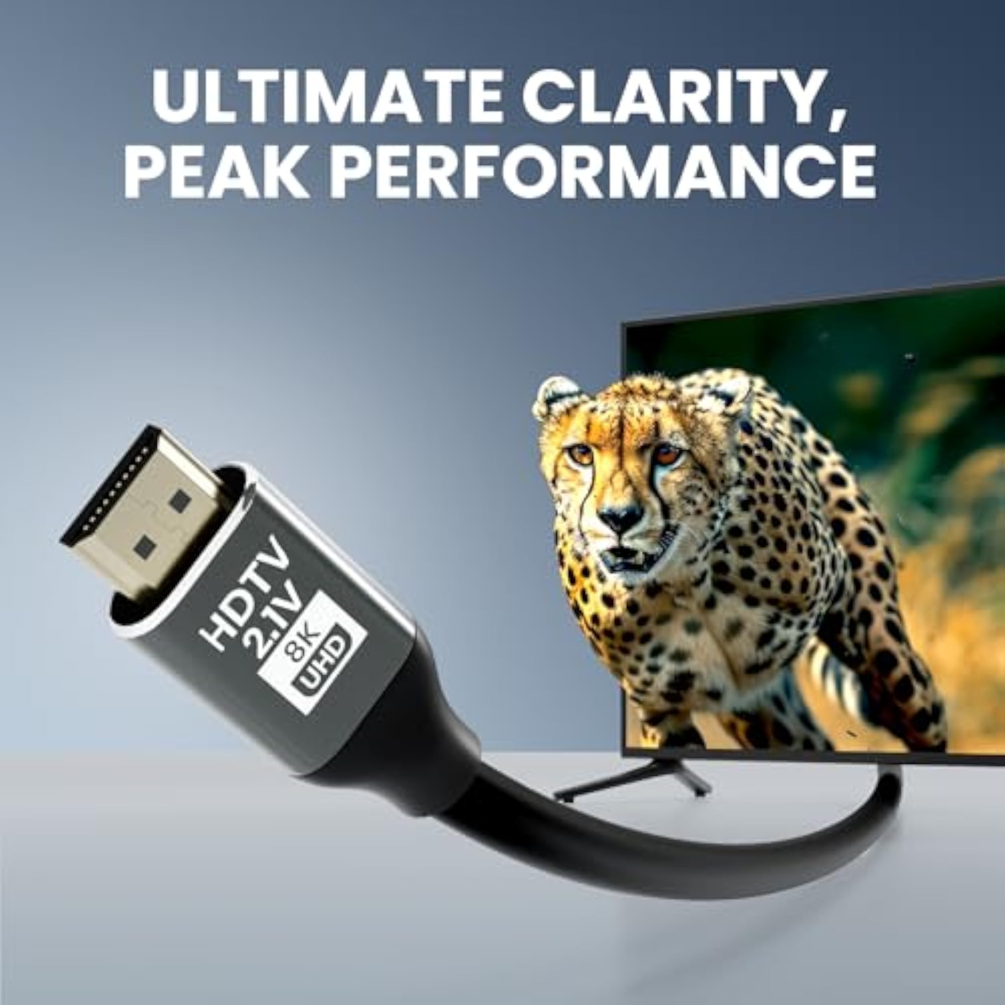 Gold-Plated HDMI Cable, 2 Meter, 4K120Hz 8K60Hz