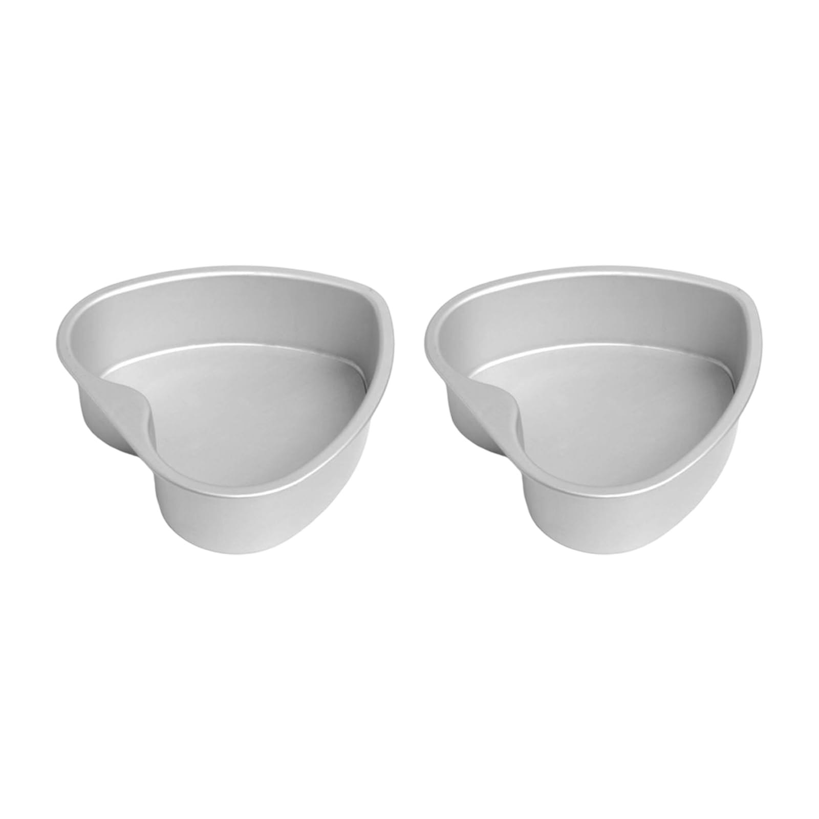 our fave Aluminum Heart Baking Molds Set of 2 6/8 / 10Inch Smooth Brims Hassle Releases Demolding Tool Baking Pan Sturdy Pan