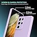 WOGROO for Samsung Galaxy S21 Ultra Case Purple, Scratch Resistant with Soft Touch, Slim Thin Phone Cover for Samsung Galaxy S21 Ultra