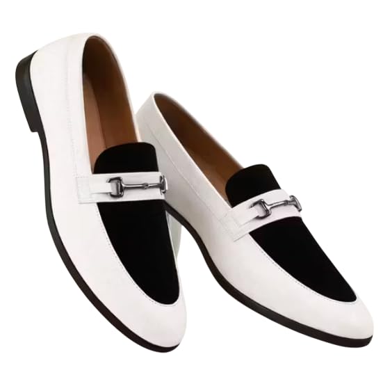 Men White Leather Loafers Slip On Comfortable Casual Formal Office Stylish Lightweight Durable Driving Moccasin Classic Fashion Footwear-picture-16